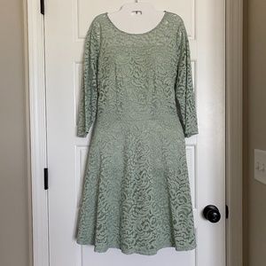 NWT CC Sandy & Sid lace fit & flare dress